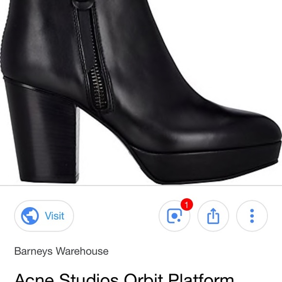 Acne studio plat form boots - Picture 6 of 6
